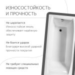 Чугунная ванна WasserMix Lansarote 150x70 — изображение 5