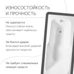 Чугунная ванна WasserMix Lido 150x70 — изображение 5